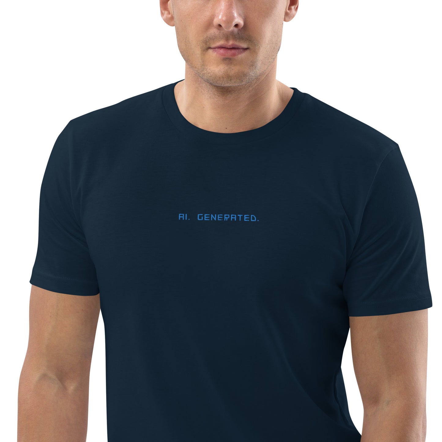 ♂ EMBROIDERED. AI. GENERATED. TEE.