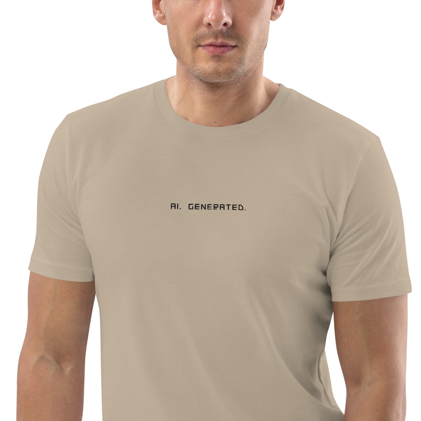 ♂ EMBROIDERED. AI. GENERATED. TEE.