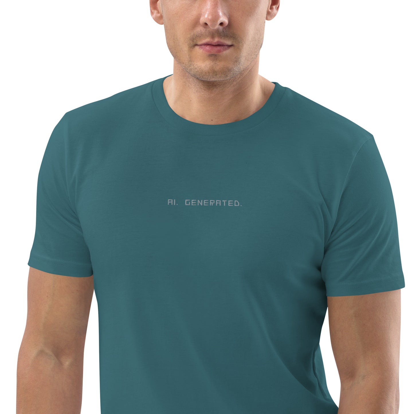 ♂ EMBROIDERED. AI. GENERATED. TEE.