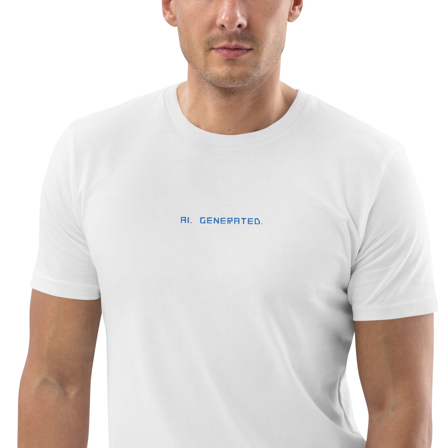 ♂ EMBROIDERED. AI. GENERATED. TEE.